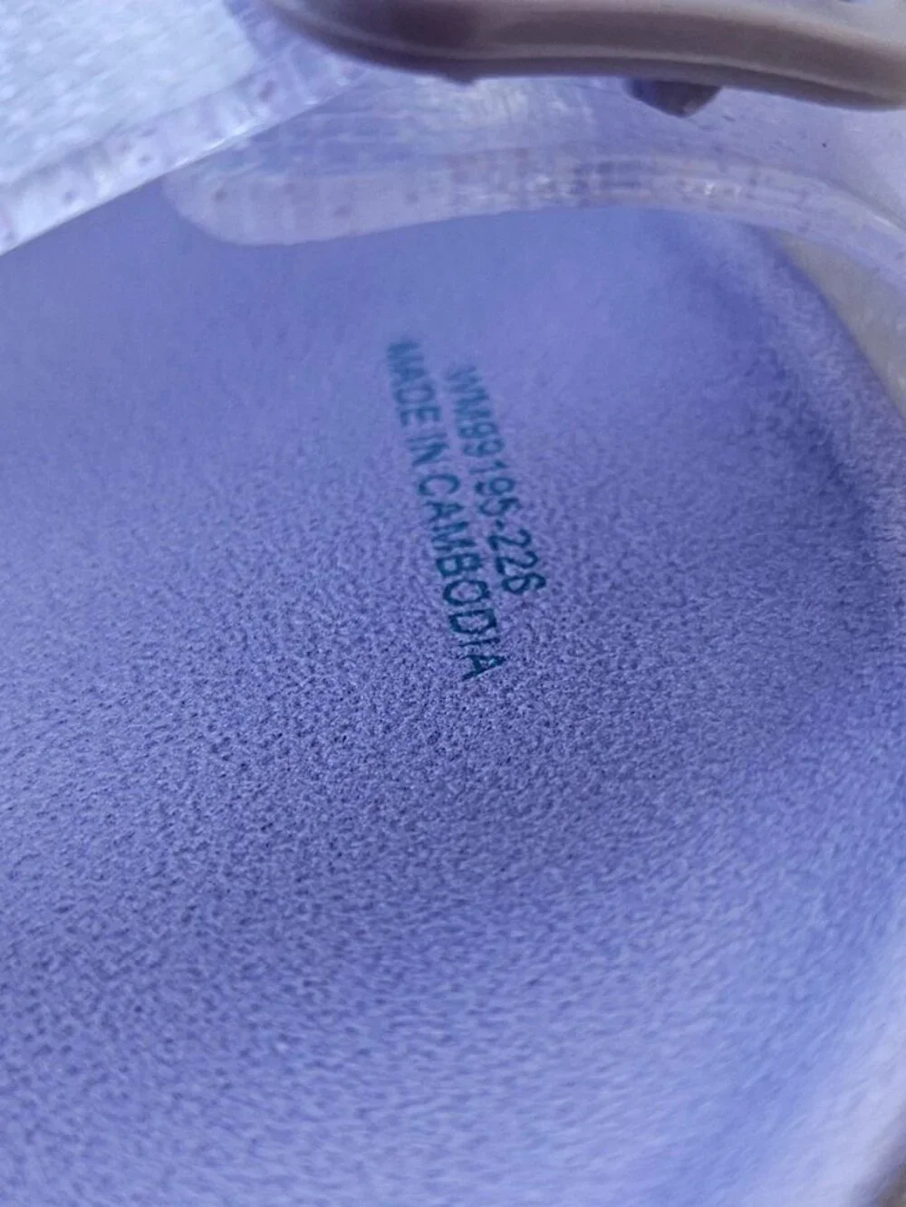 Wonder Nation Kids Slides Sandal Lilac Jelly Plastic Shoes Size 11 kid NWT